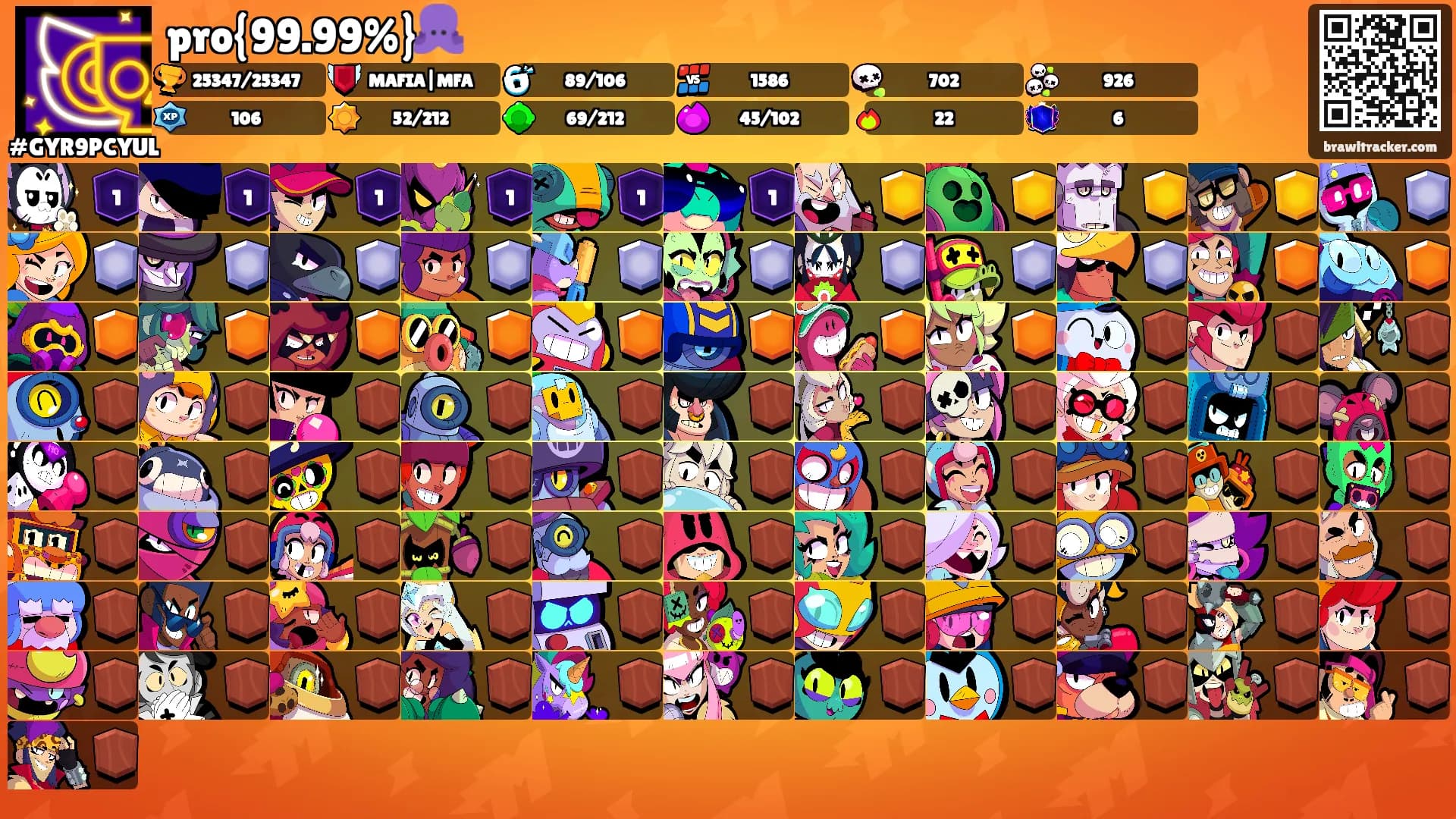 pro{99.99%}🐙's Ranks
