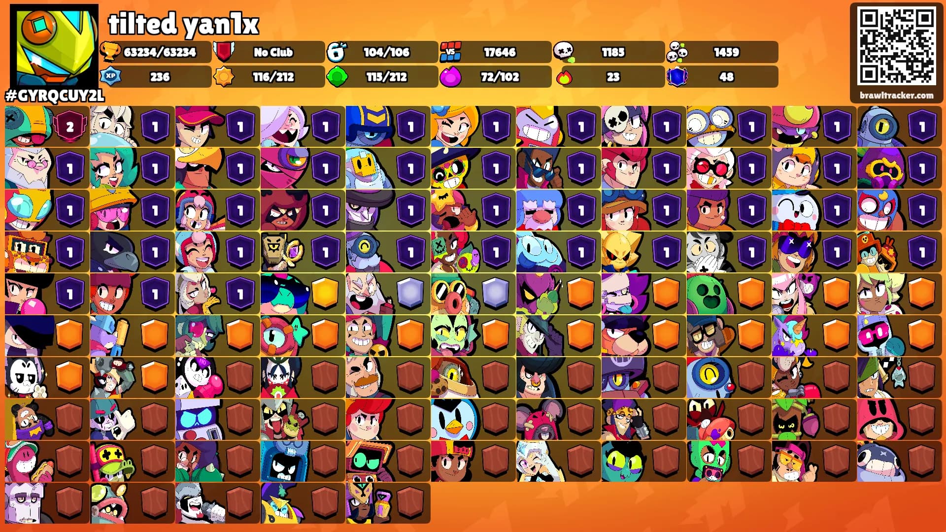 tilted yan1x's Ranks