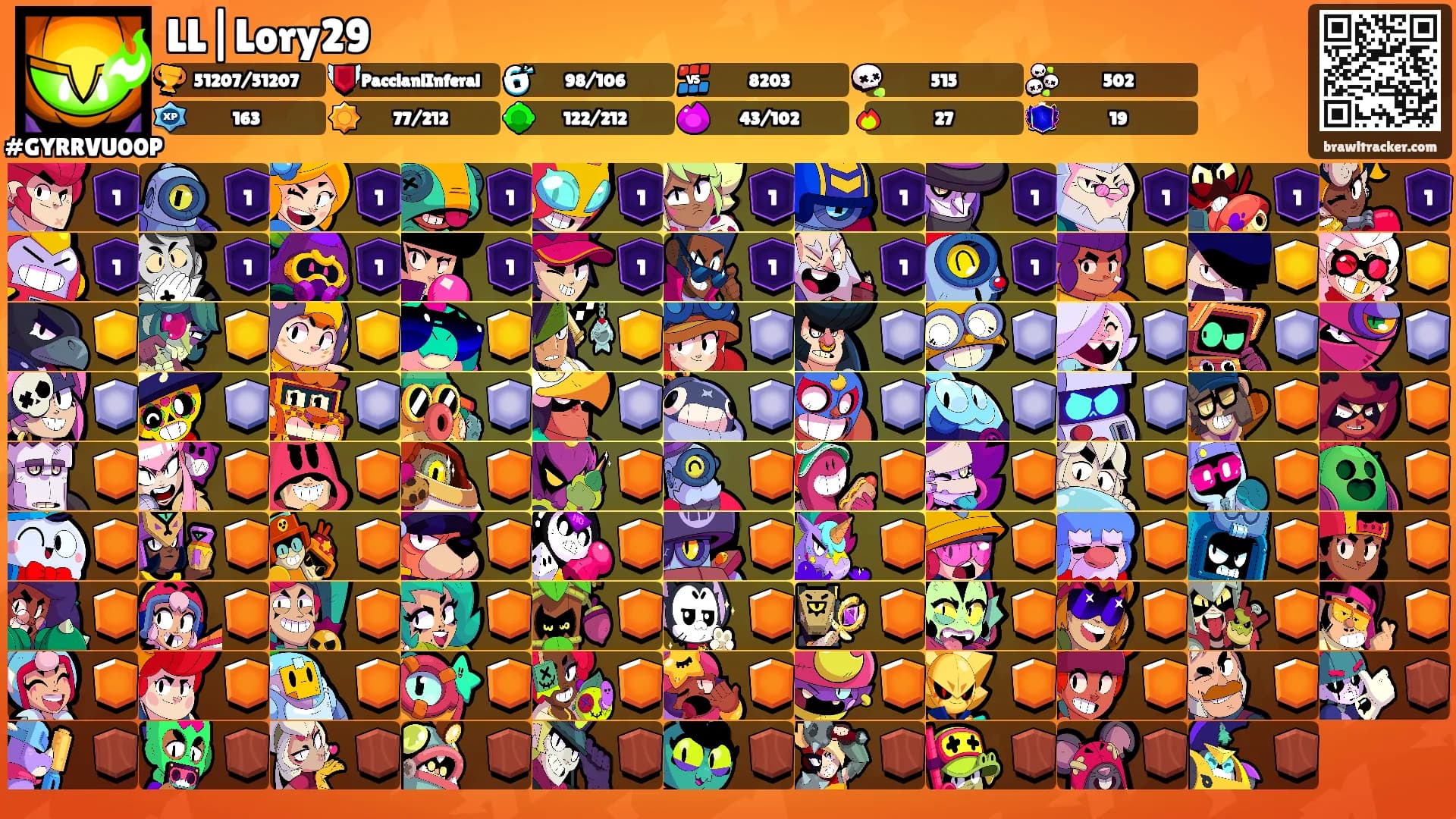 LL|Lory29's Ranks