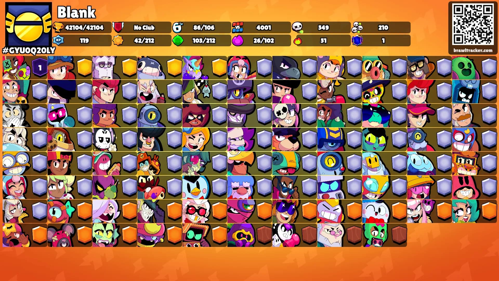 Blank's Ranks