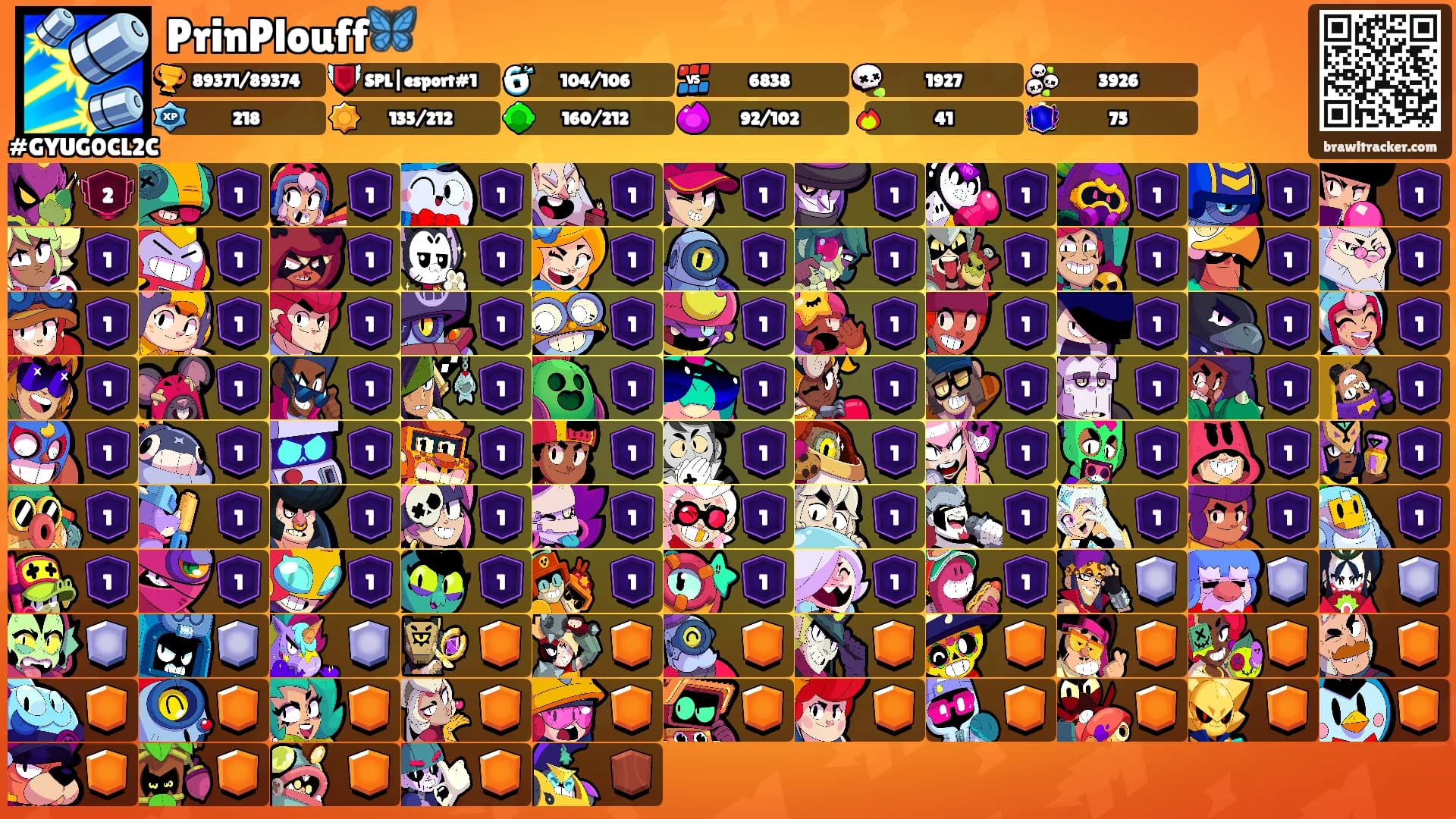 PrinPlouff🦋's Ranks