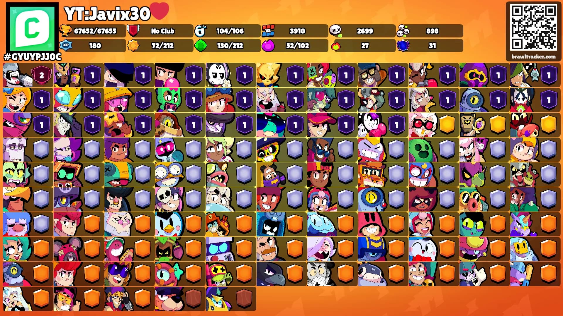 YT:Javix30❤️'s Ranks