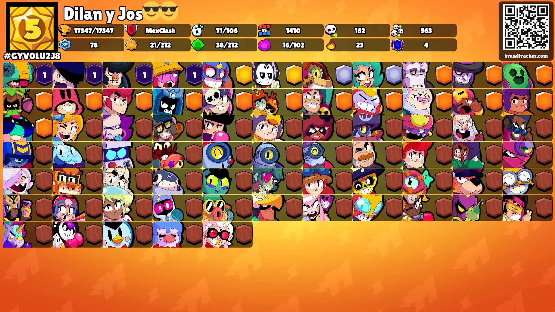 Dilan y Jos😎😎's Ranks