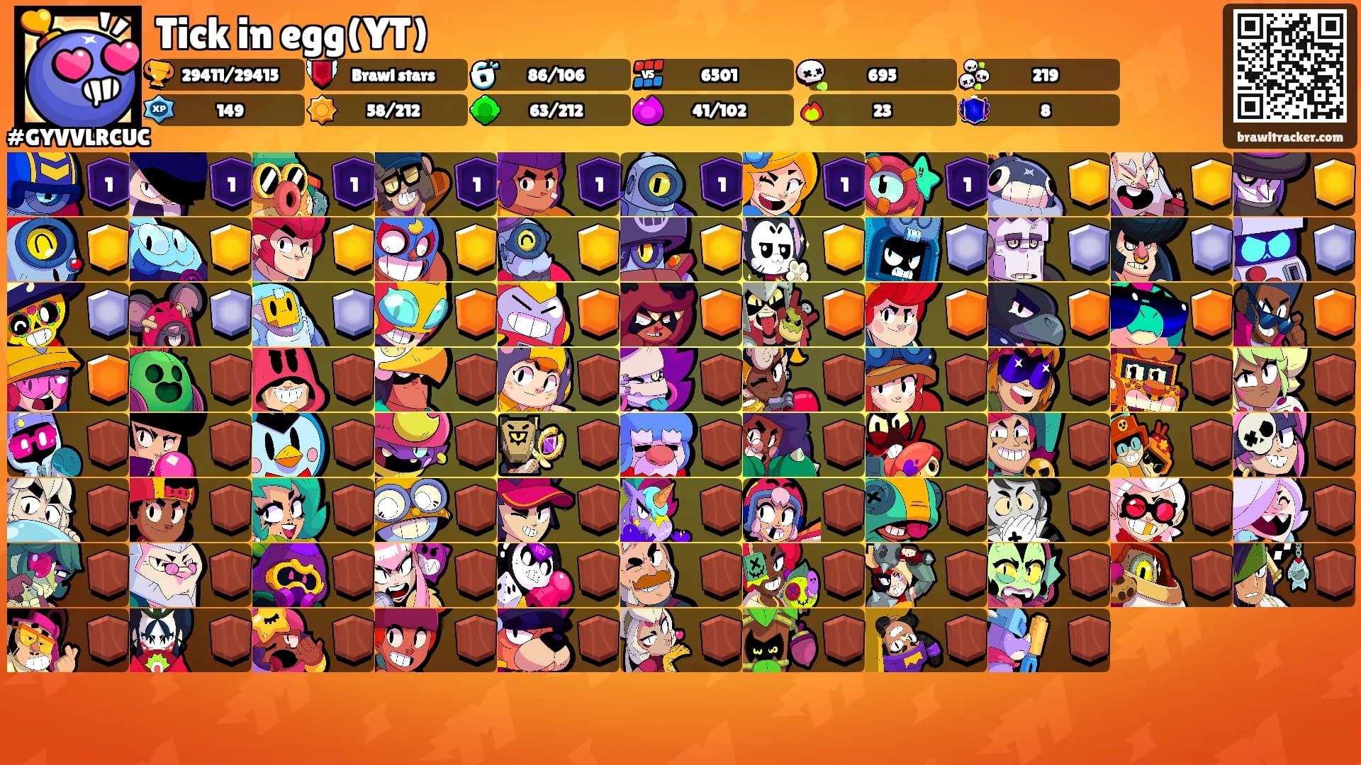 Tick in egg(YT)'s Ranks