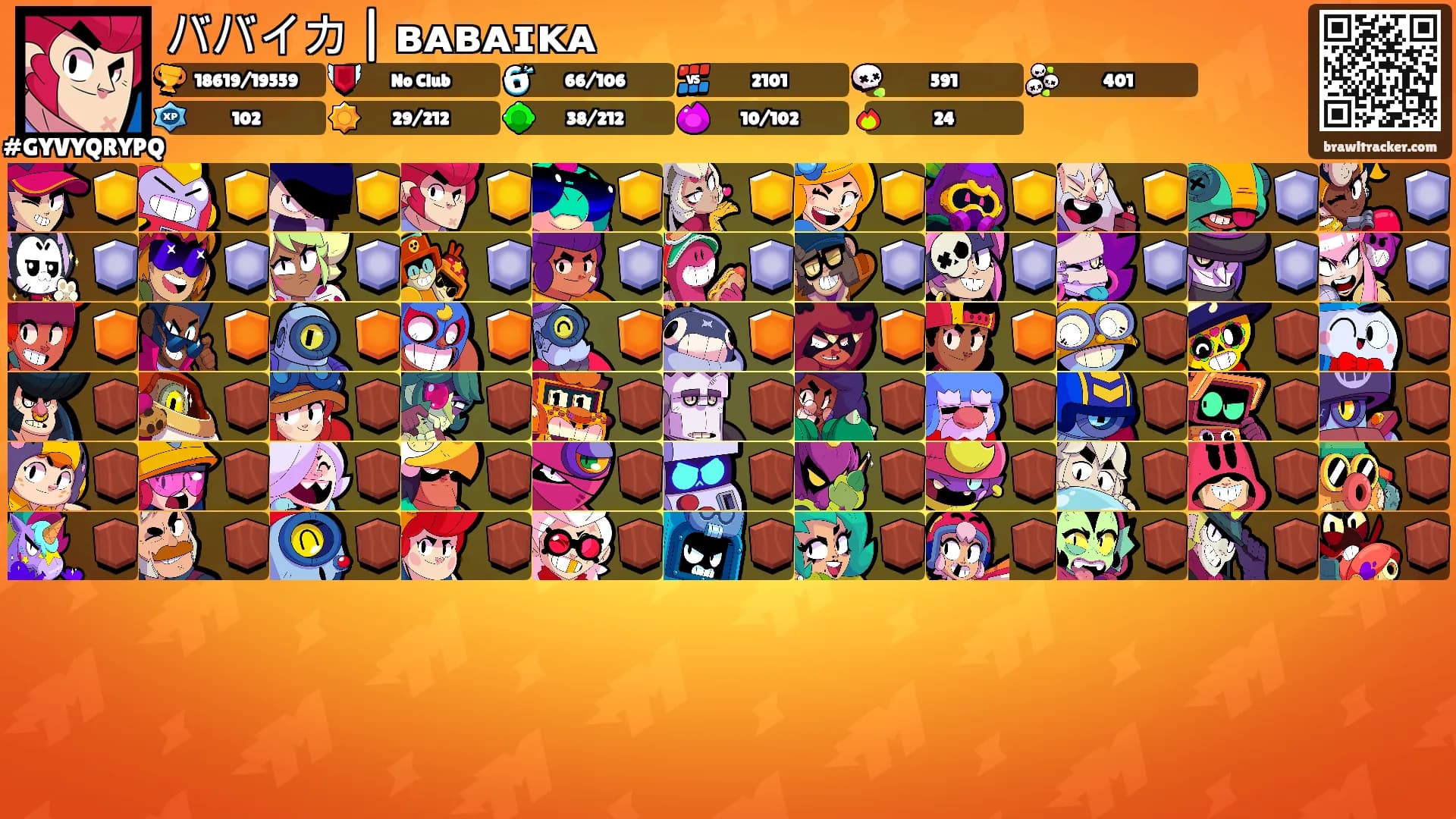 ババイカ | ʙᴀʙᴀɪᴋᴀ's Ranks