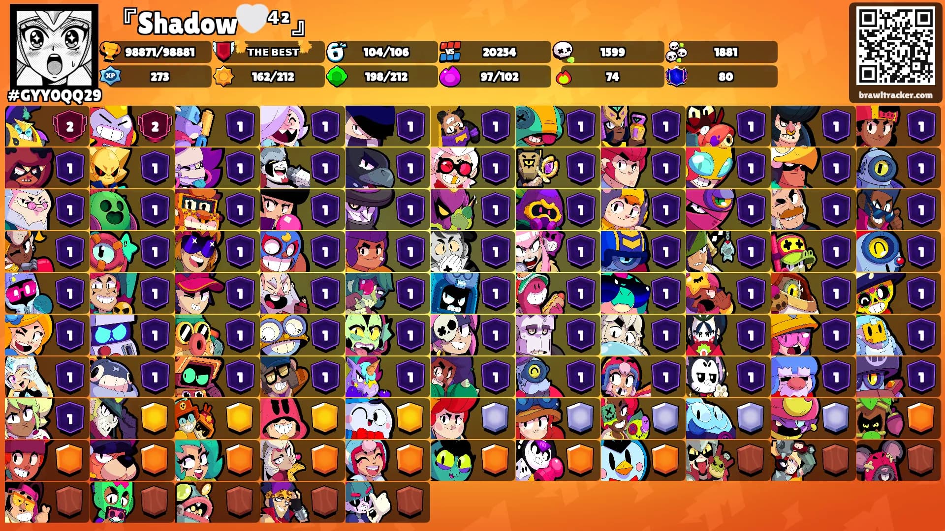 『Shadow🤍⁴²』's Ranks