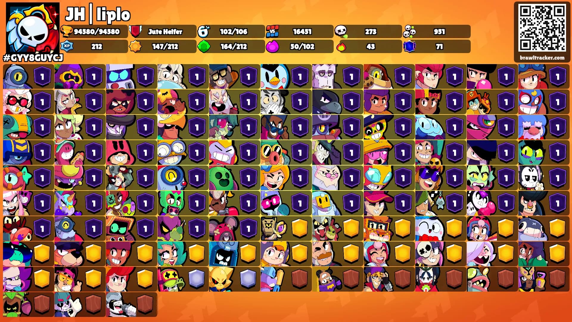 JH|liplo's Ranks