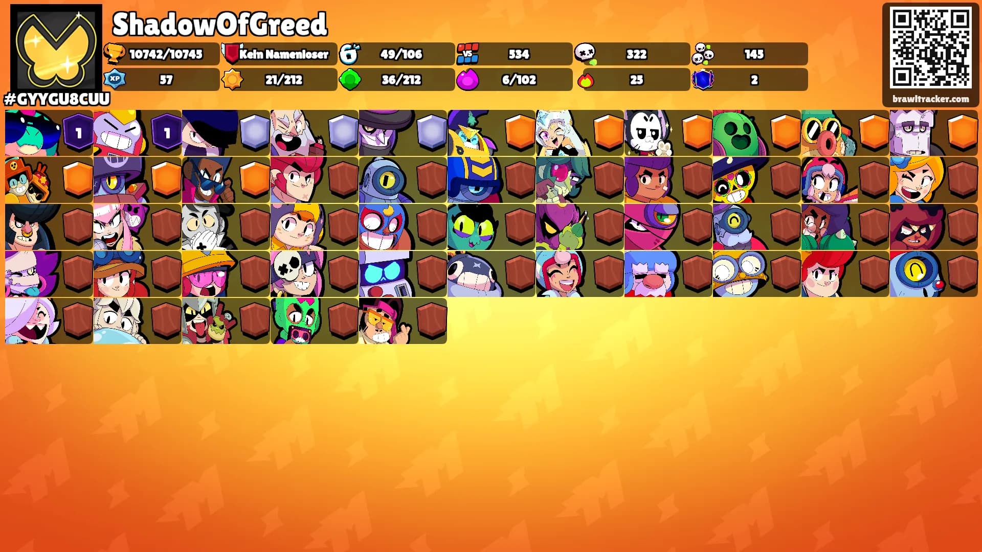ShadowOfGreed's Ranks