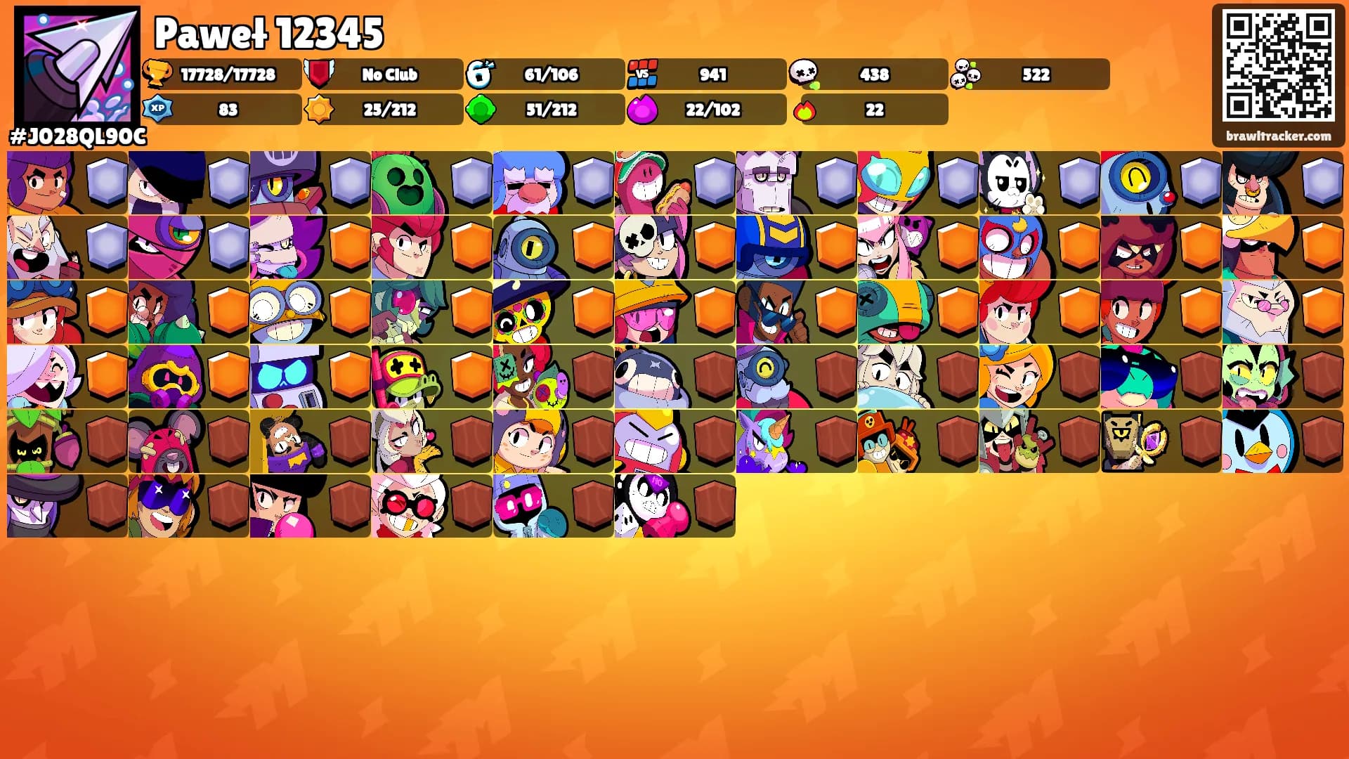 Paweł 12345's Ranks