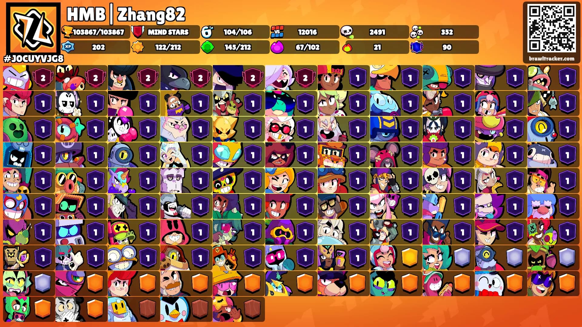 HMB|Zhang82's Ranks