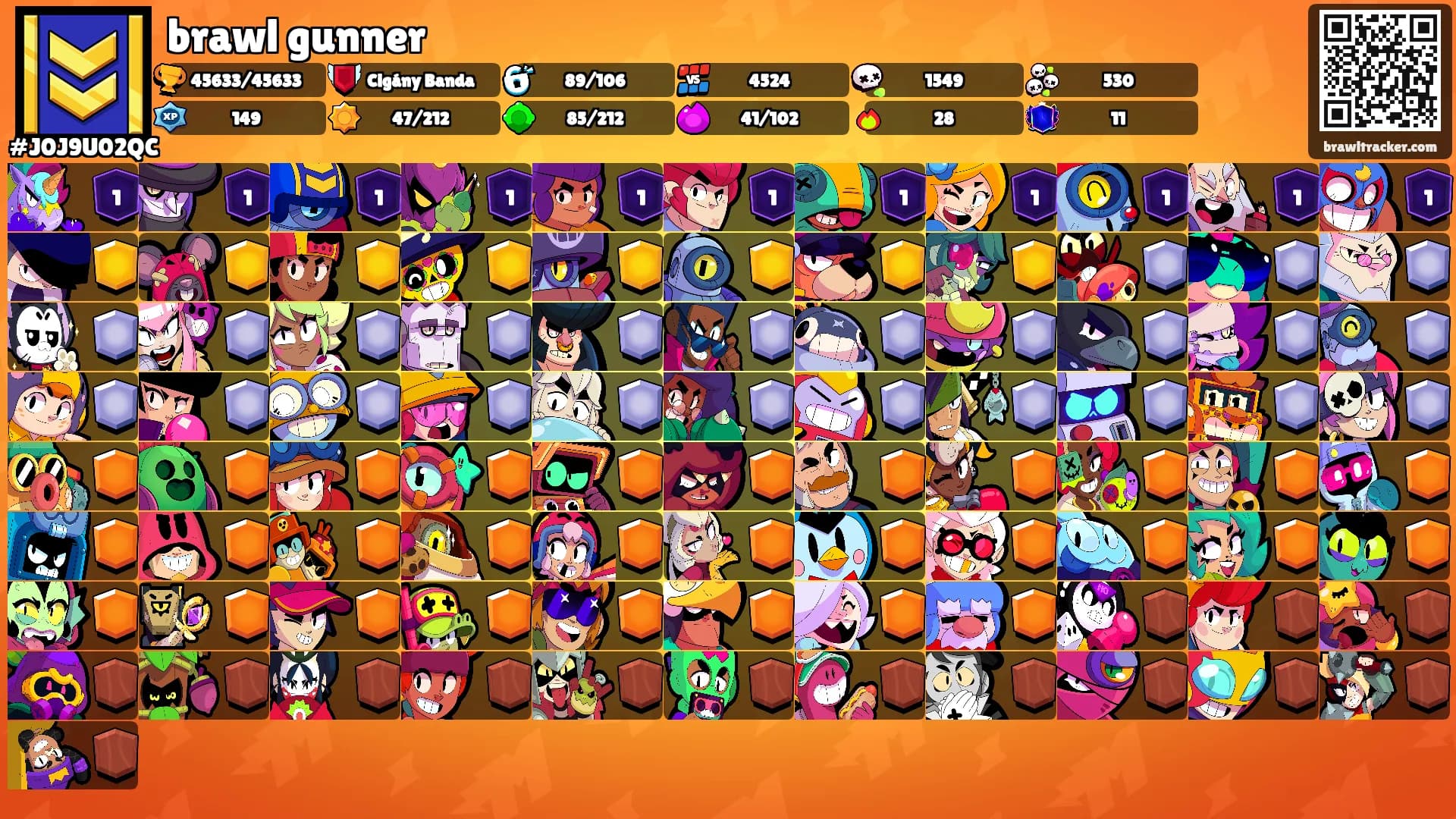 brawl gunner's Ranks