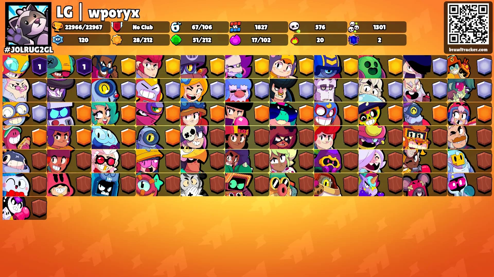 LG | wporyx's Ranks