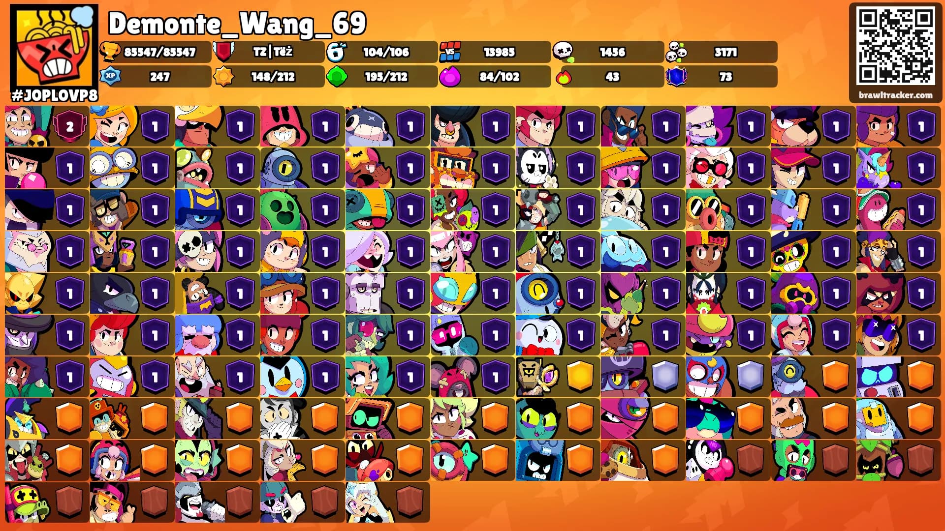 Demonte_Wang_69's Ranks