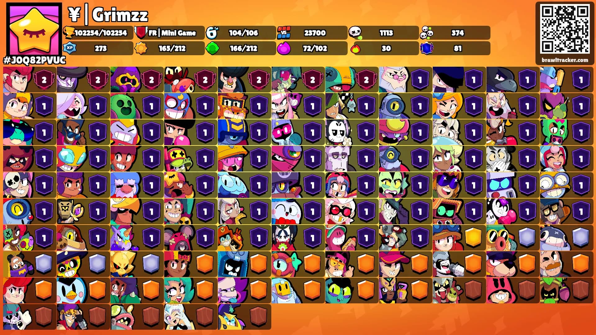 ¥|Grimzz's Ranks