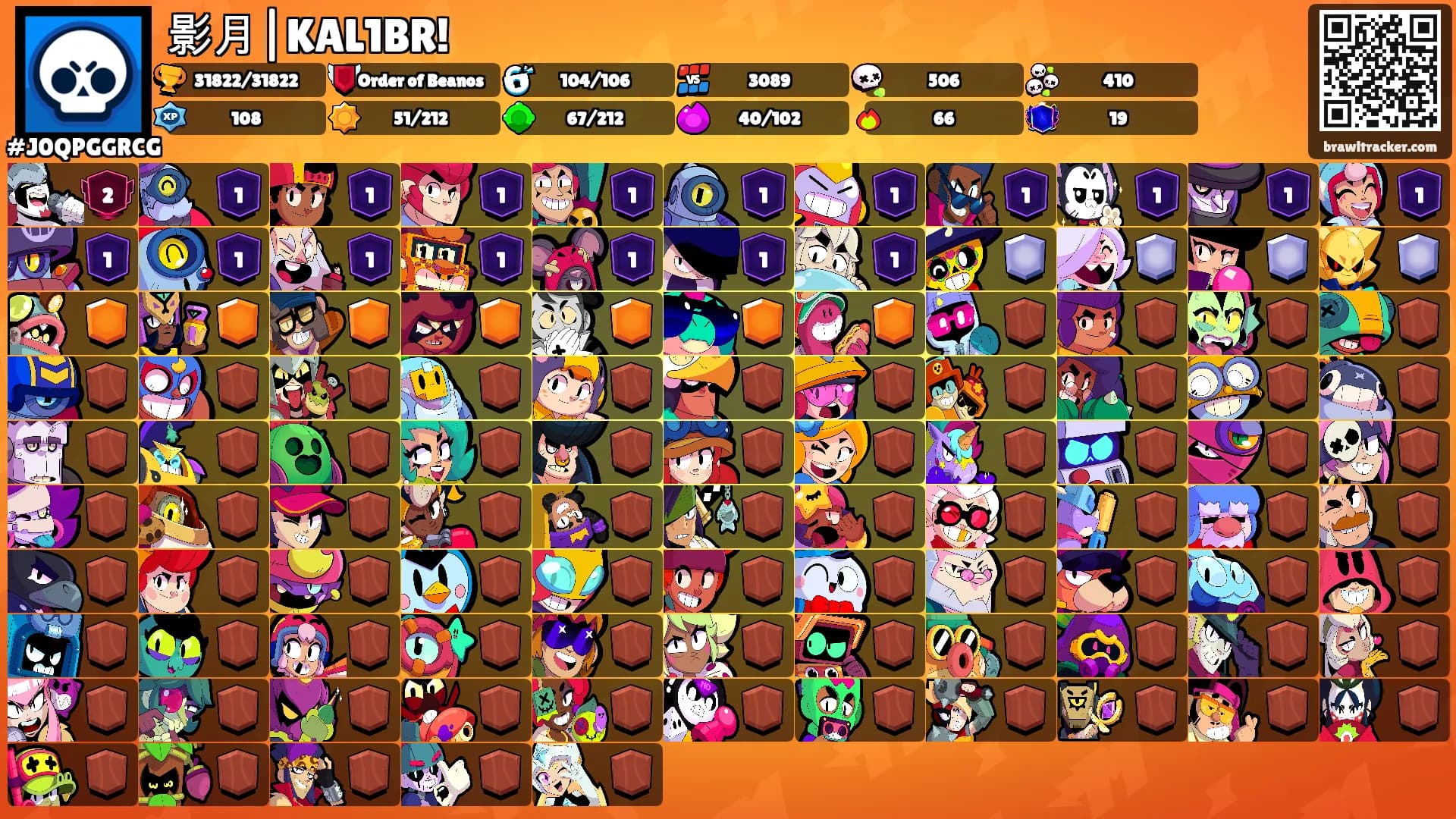 影月|KAL1BR!'s Ranks
