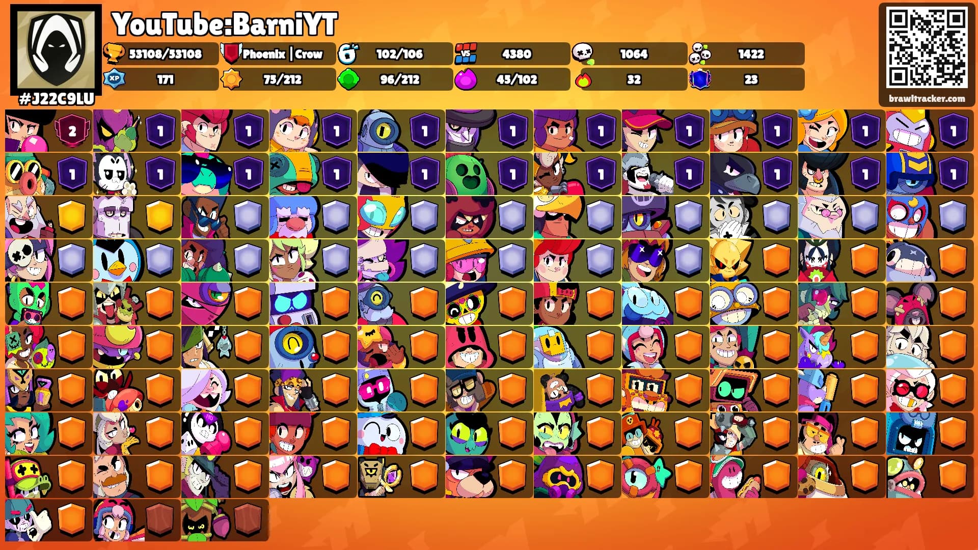 YouTube:BarniYT's Ranks