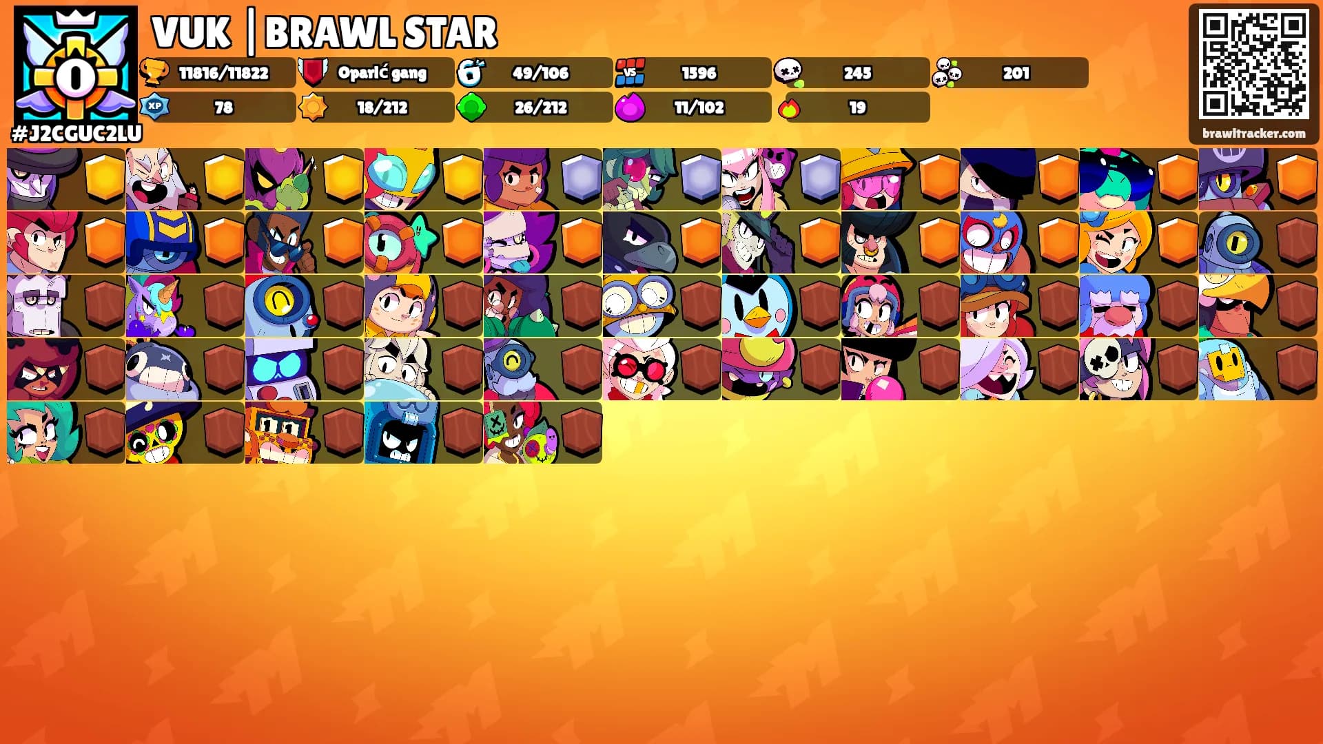 VUK |BRAWL STAR's Ranks