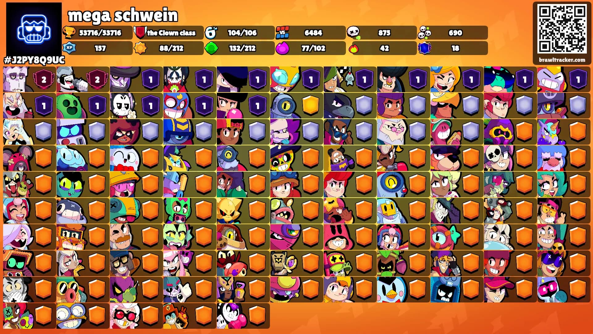 mega schwein's Ranks
