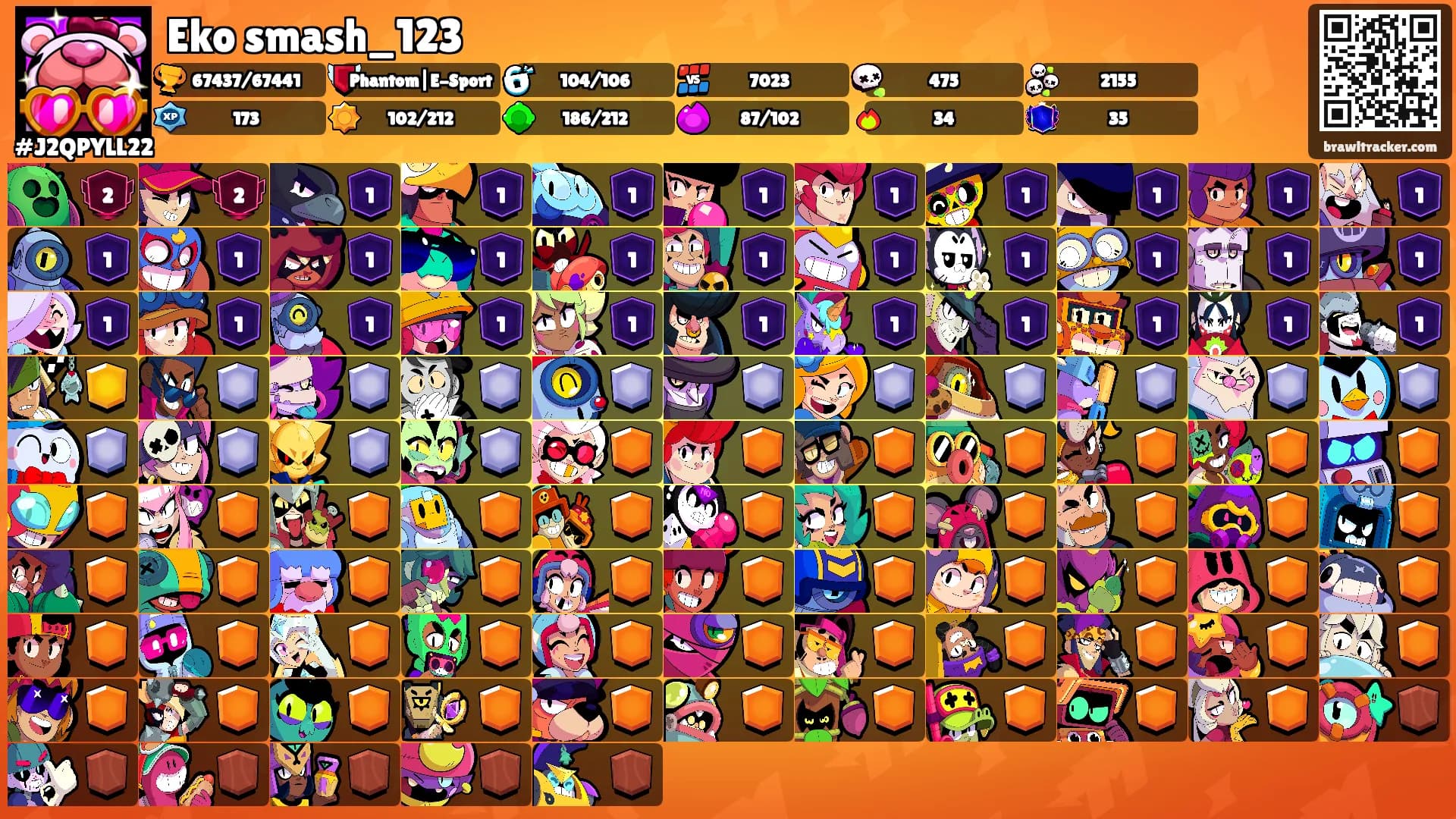Eko smash_123's Ranks