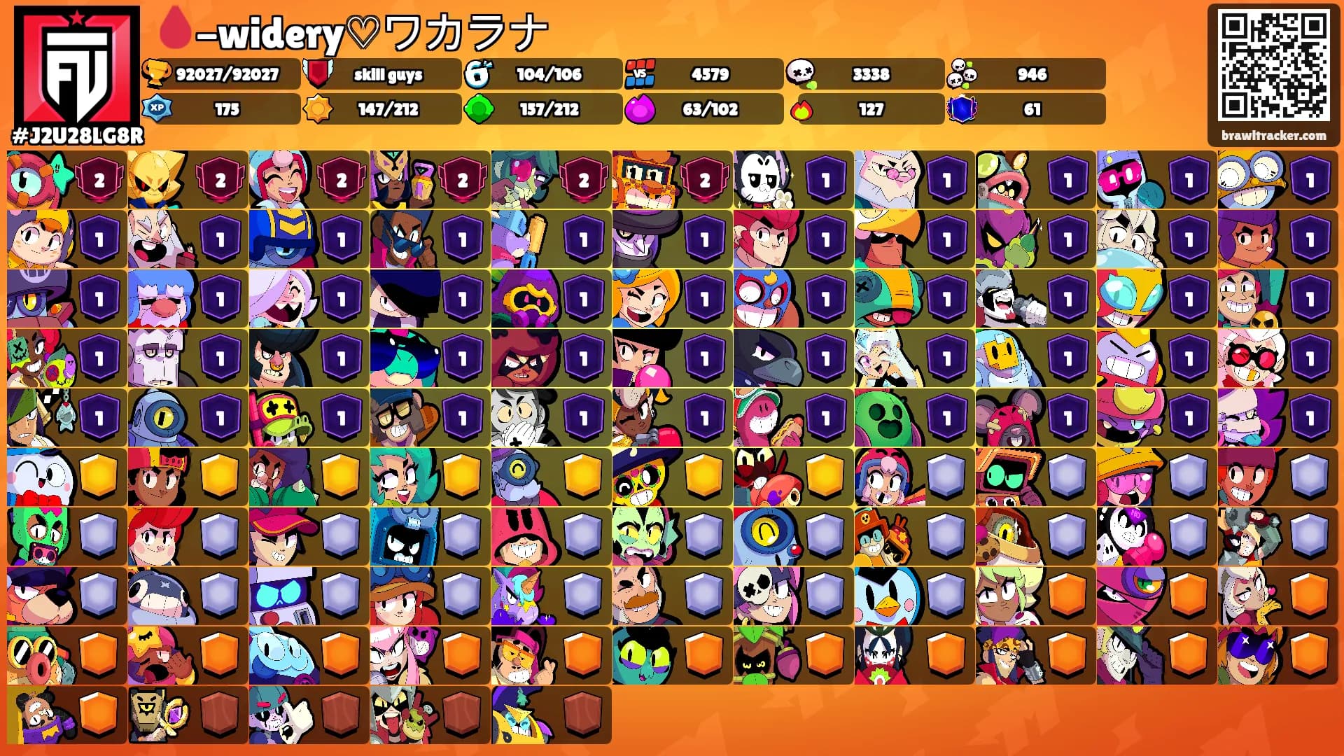 🩸-widery♡ワカラナ's Ranks