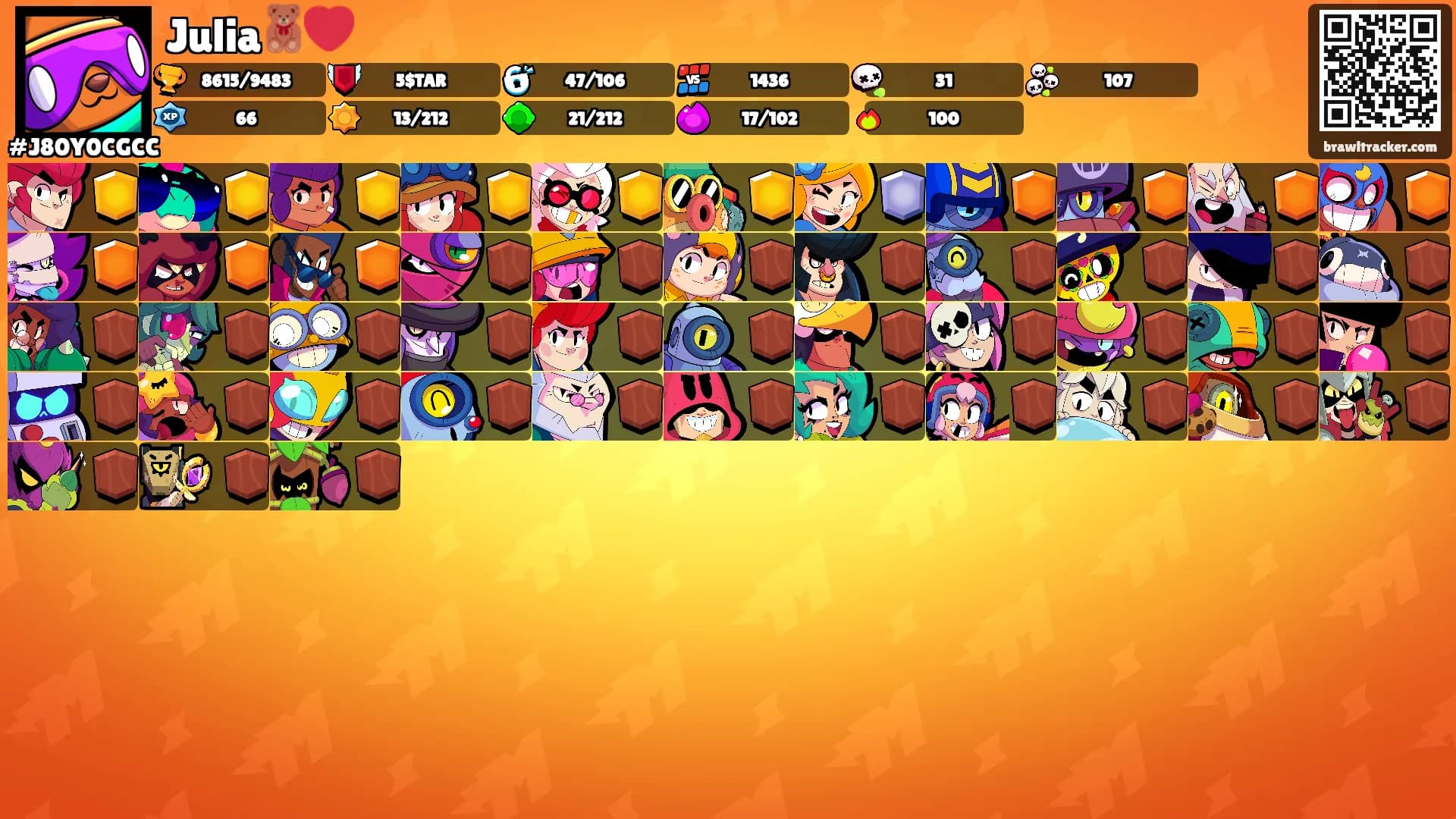 Julia🧸❤️'s Ranks