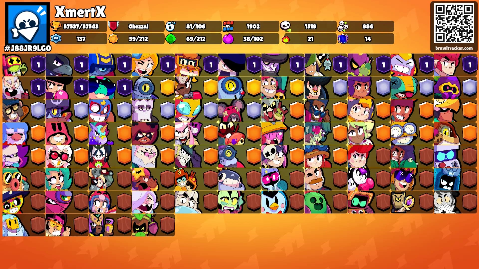 XmertX's Ranks