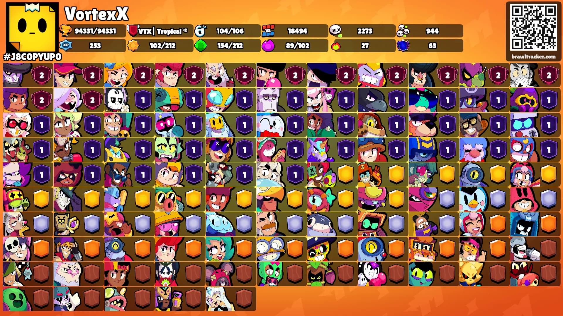 VortexX's Ranks