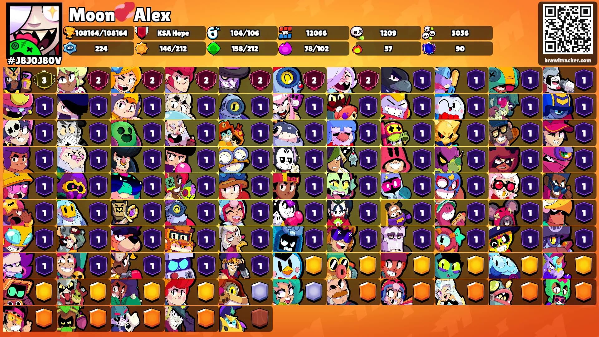 Moon💞Alex's Ranks