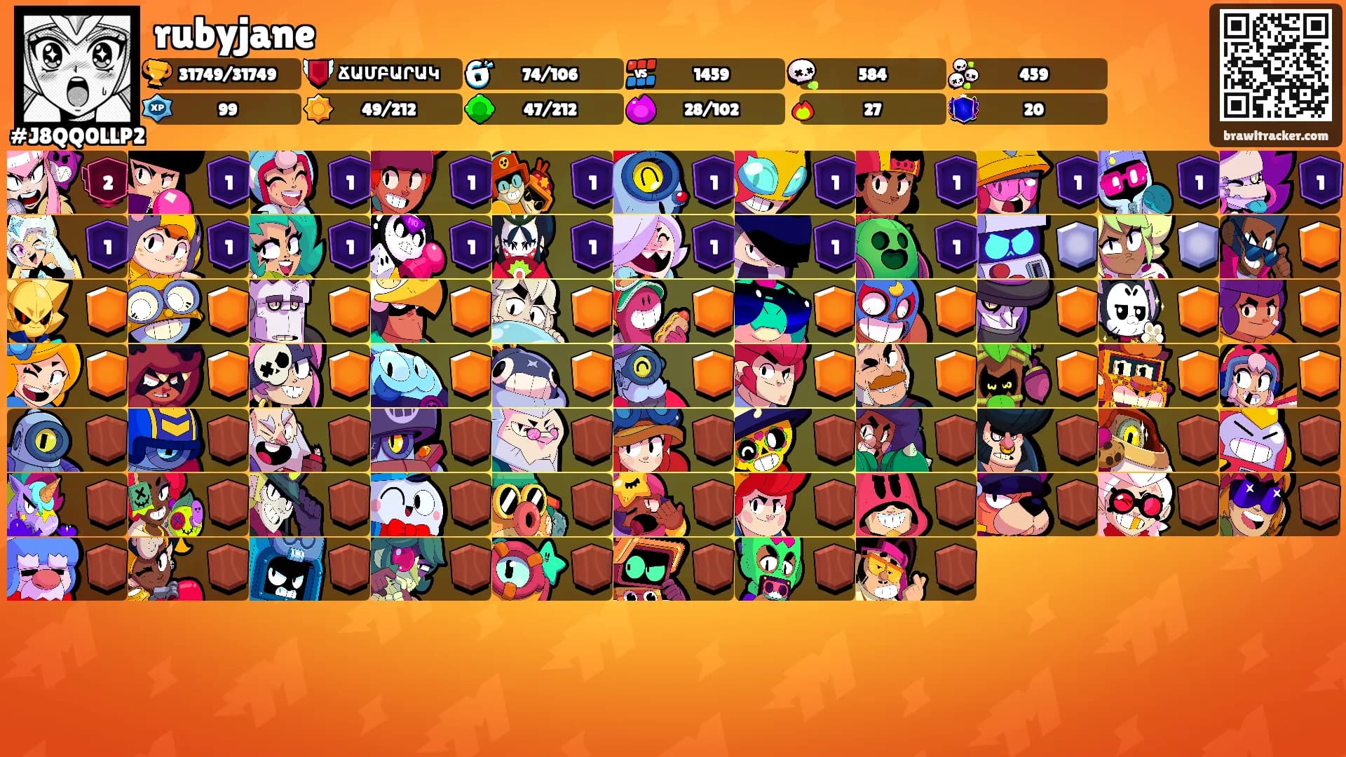 rubyjane's Ranks