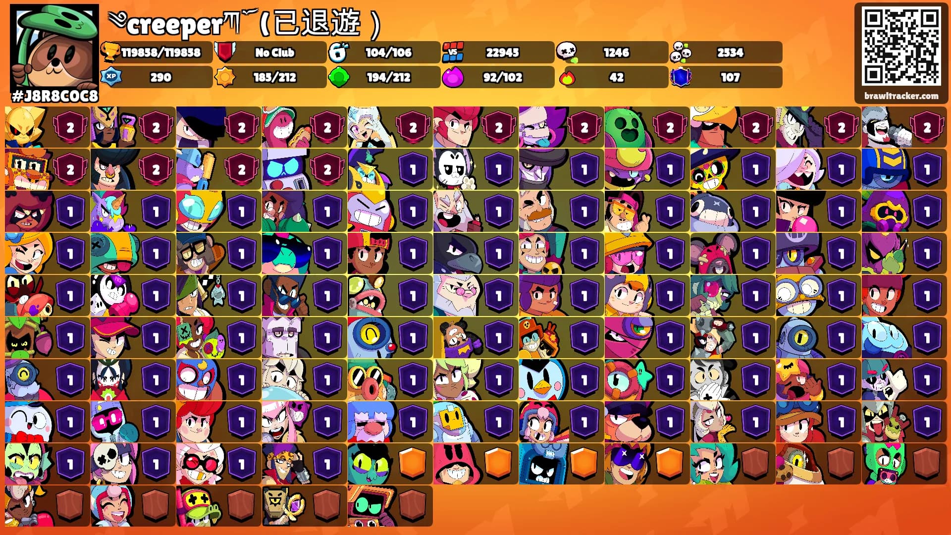 ༄creeperཀོ(已退遊）'s Ranks