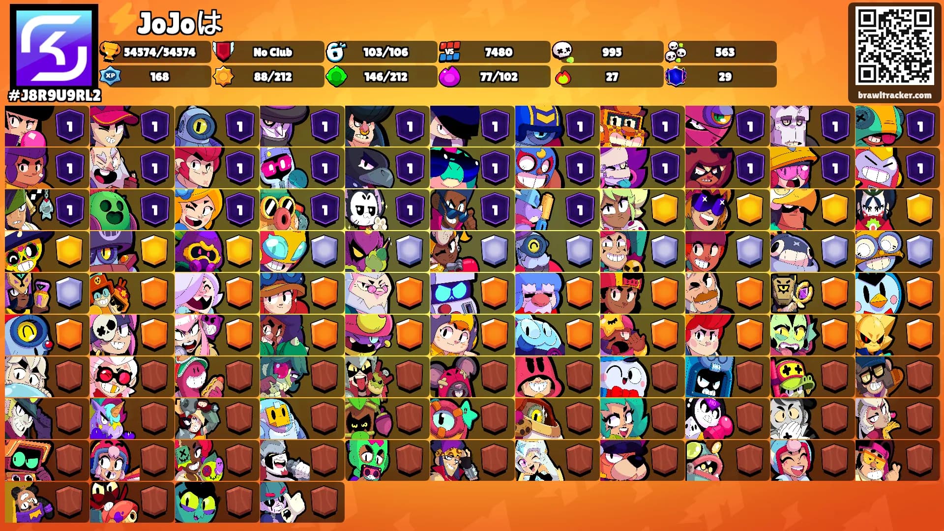 ⚡️JoJoは's Ranks
