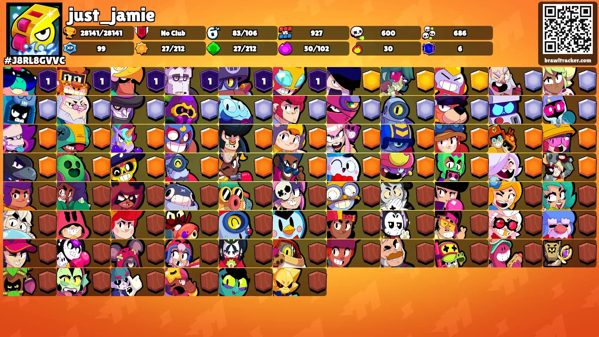 just_jamie's Ranks