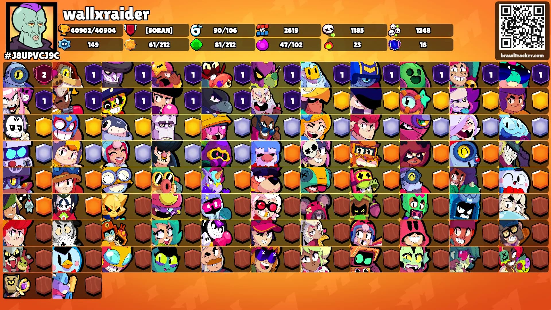 wallxraider's Ranks