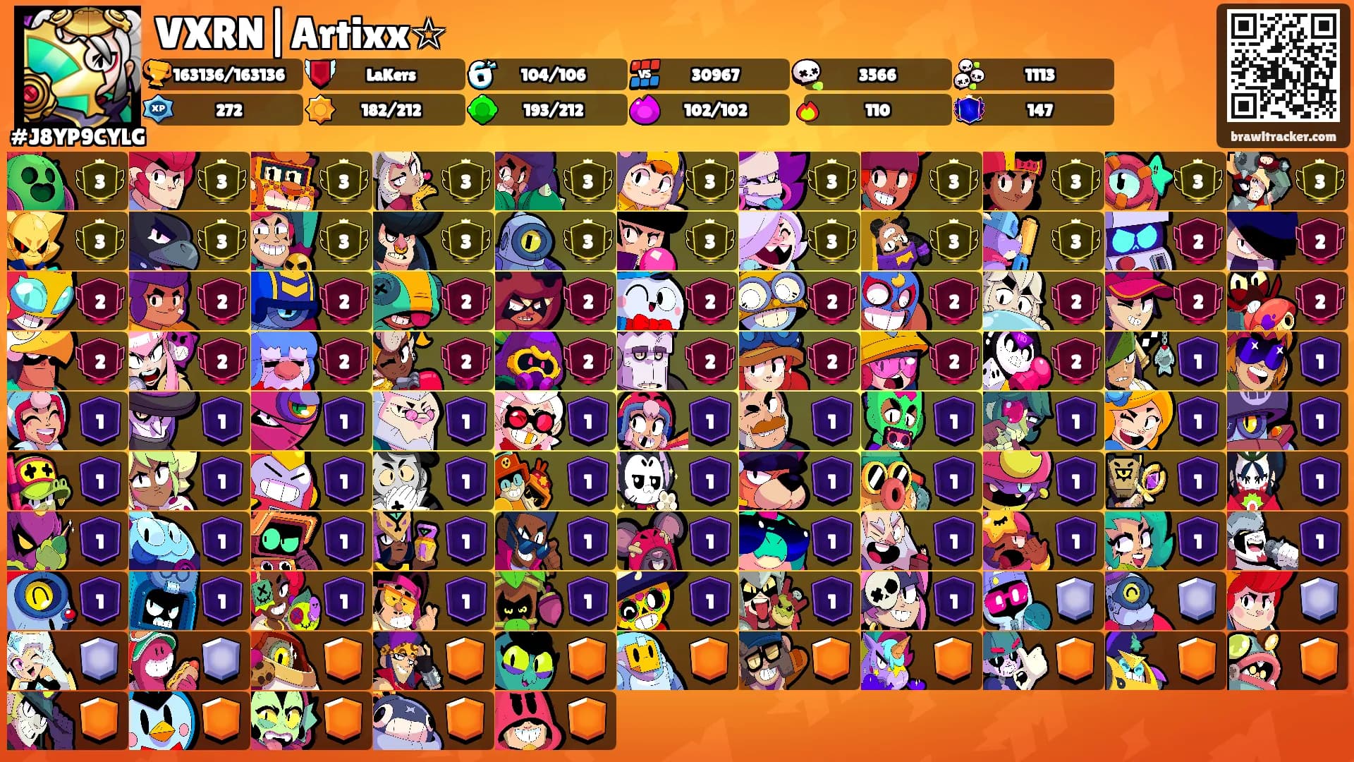 VXRN|Artixx☆'s Ranks