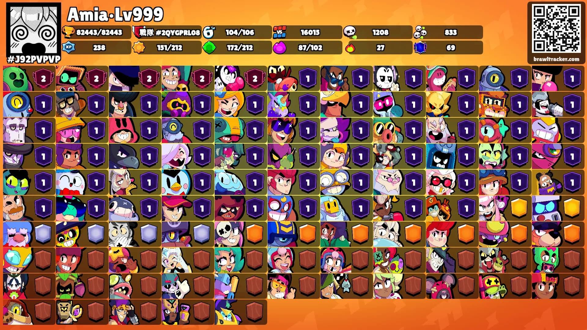 Amia•Lv999's Ranks