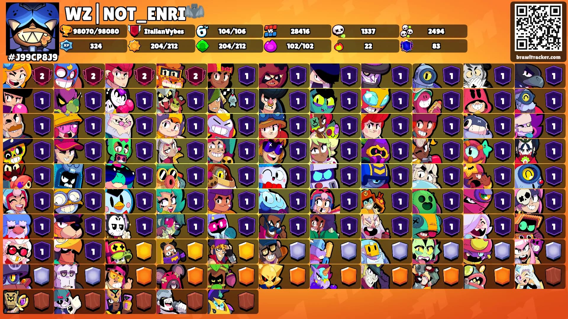 WZ|NOT_ENRI🦇's Ranks
