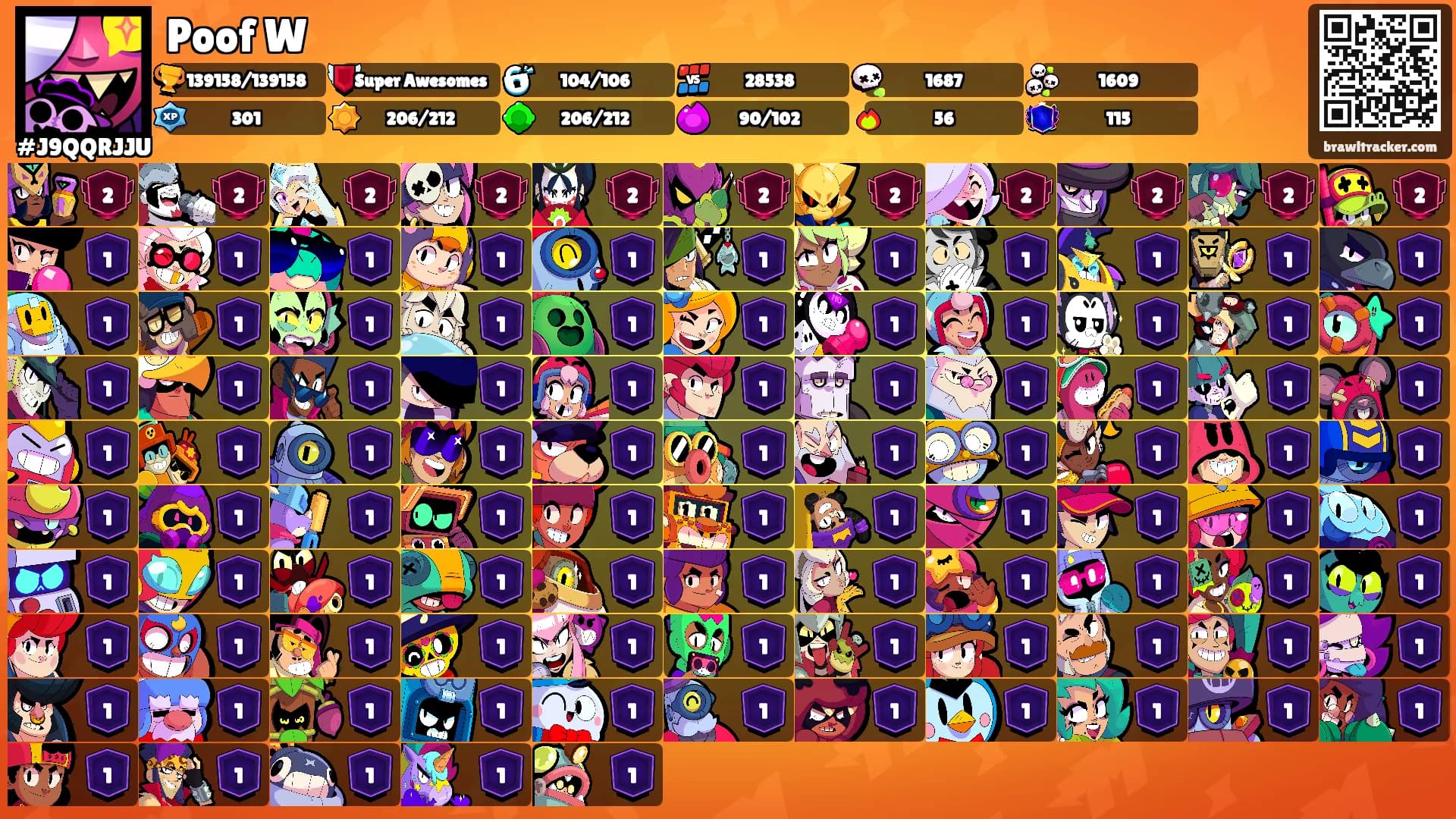 Poof W's Ranks