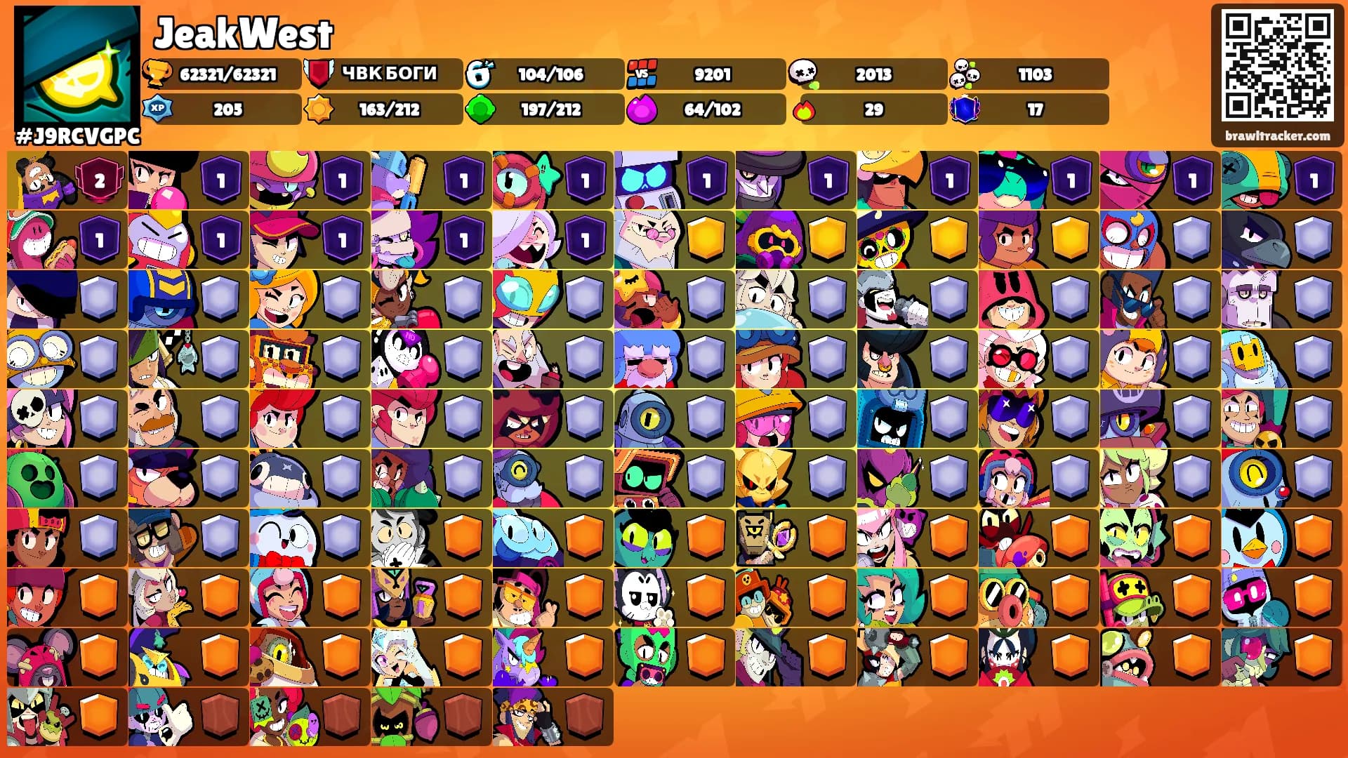 JeakWest's Ranks