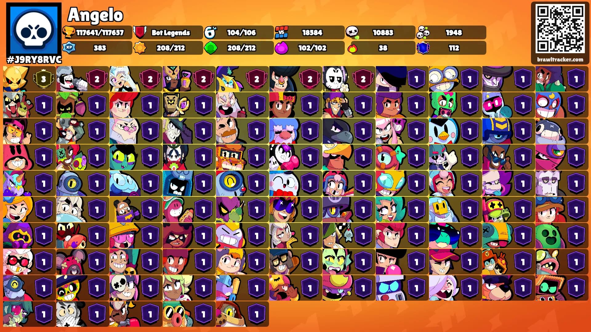 Angelo's Ranks