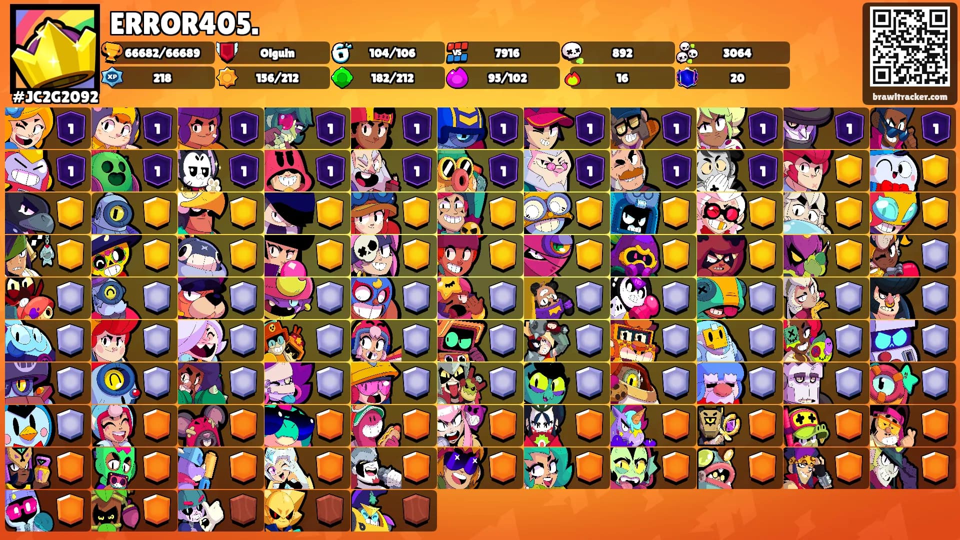 ERROR405.'s Ranks