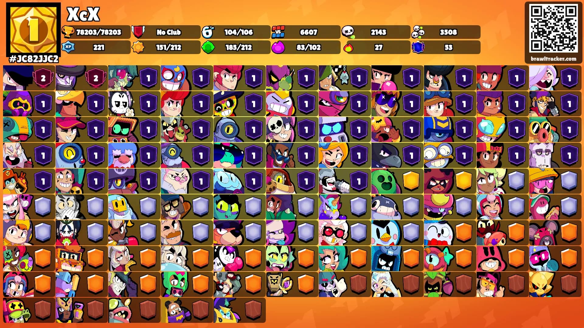 XcX's Ranks
