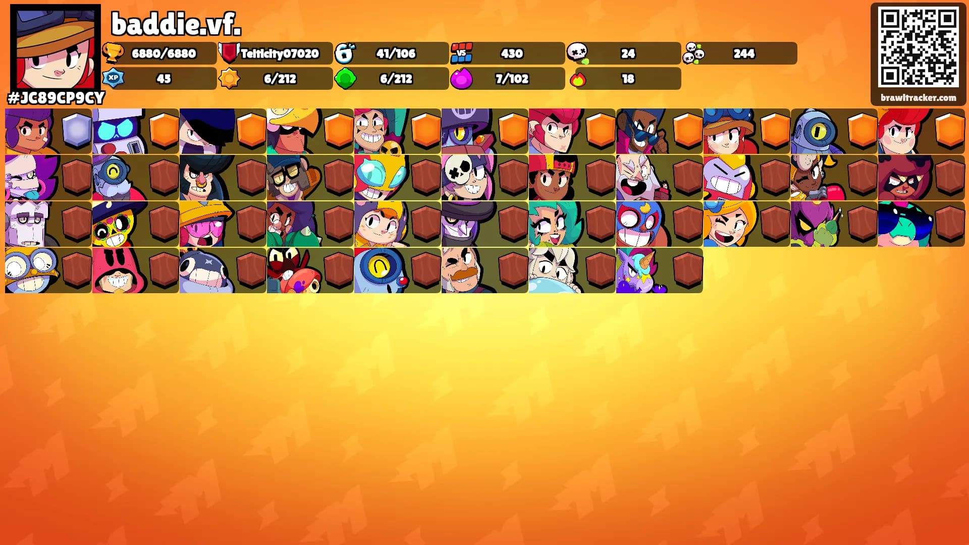 baddie.vf.'s Ranks