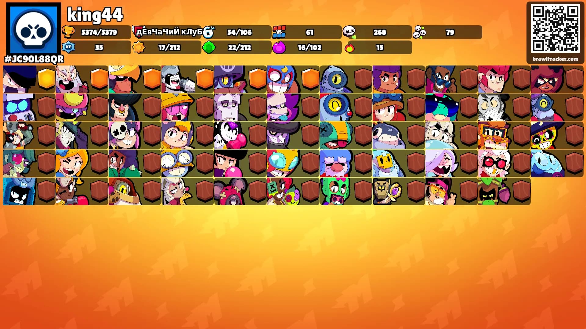 king44's Ranks