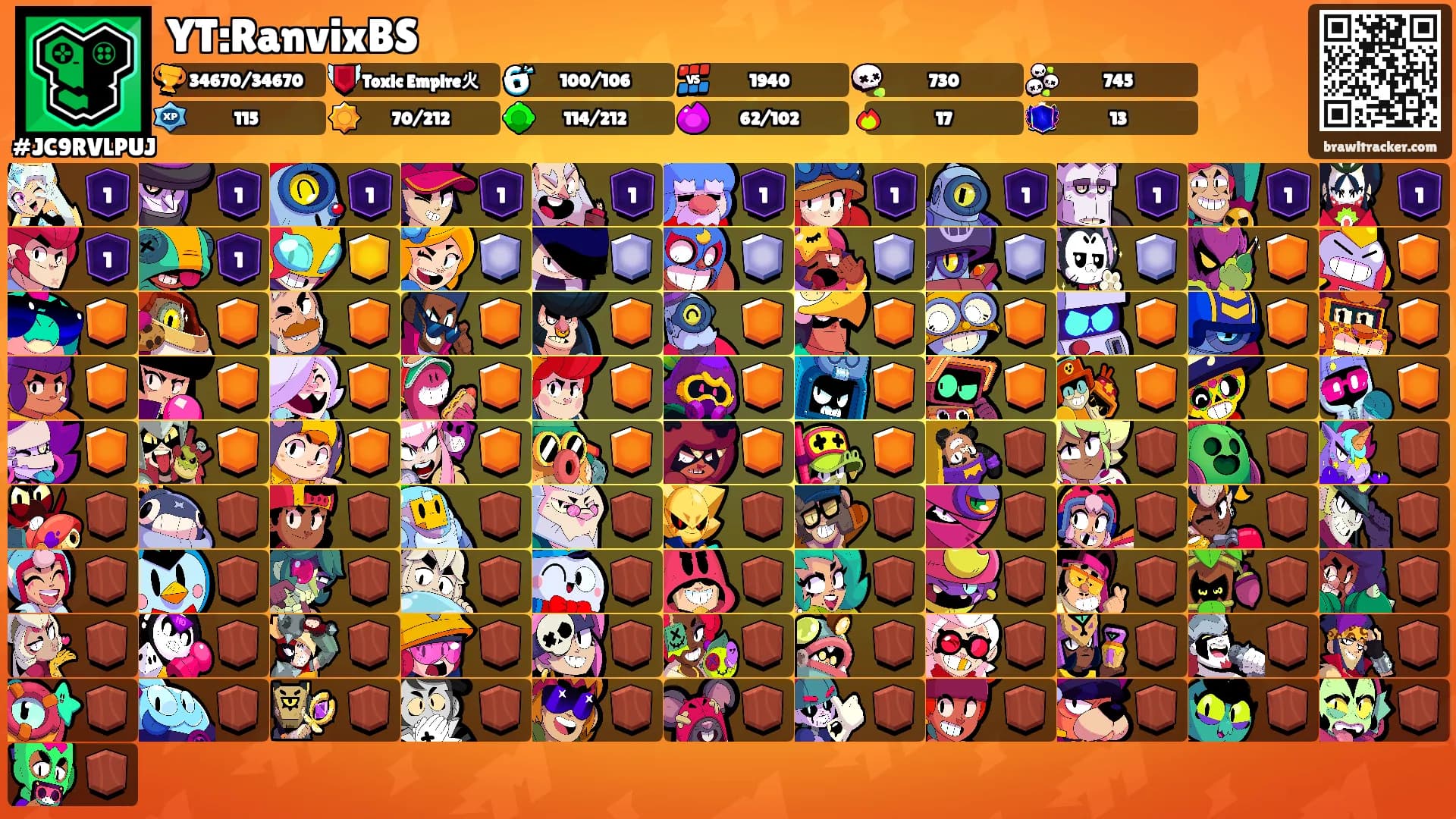 YT:RanvixBS's Ranks