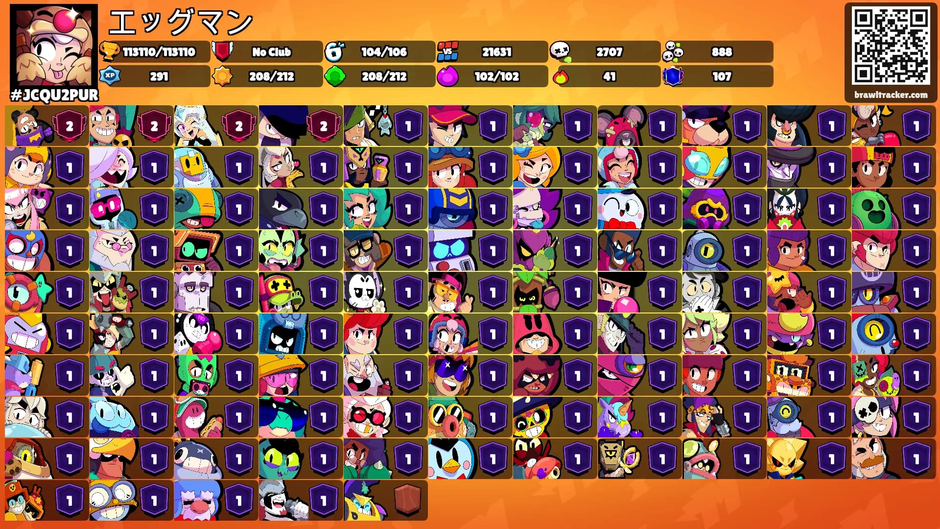 エッグマン's Ranks