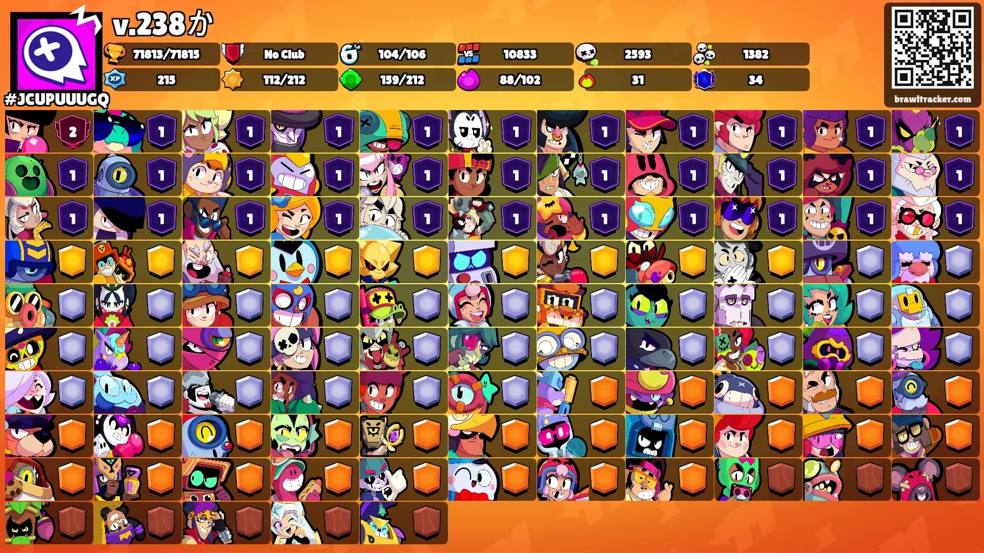 v.238か's Ranks