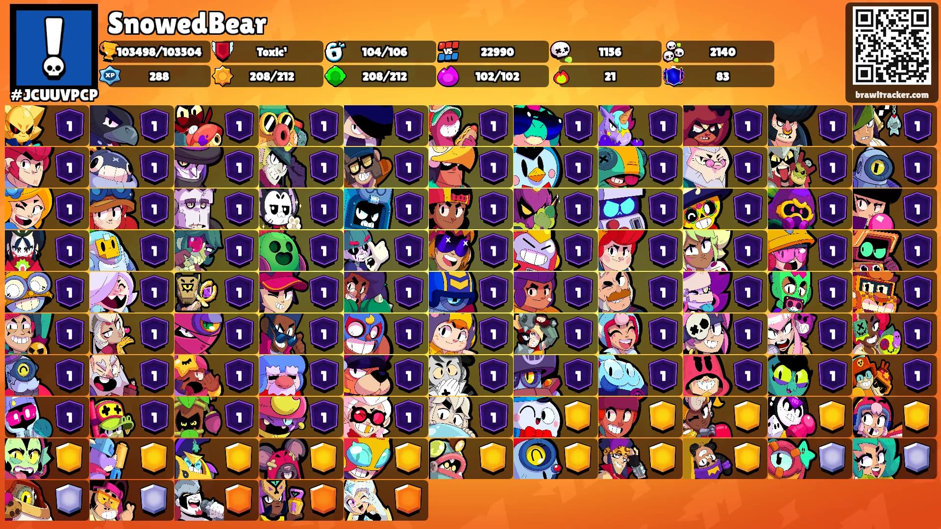 SnowedBear's Ranks