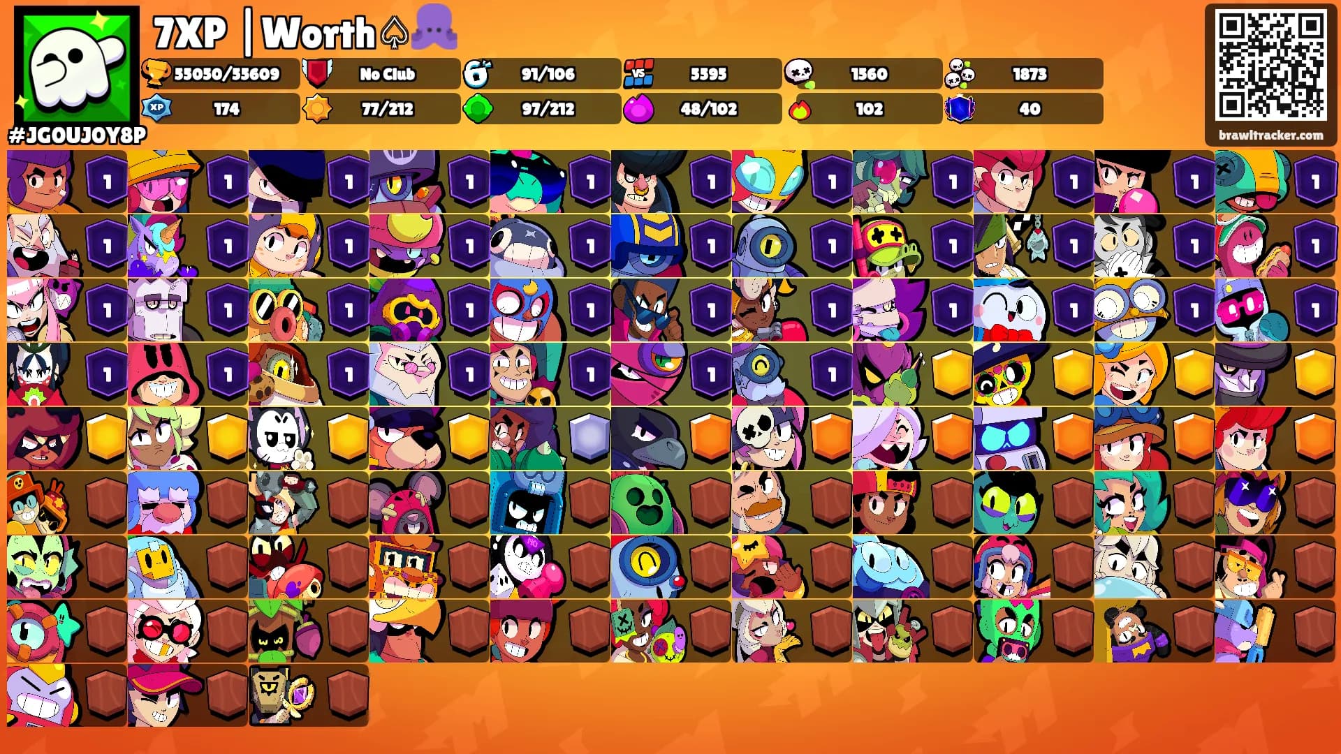 7XP |Worth♤🐙's Ranks