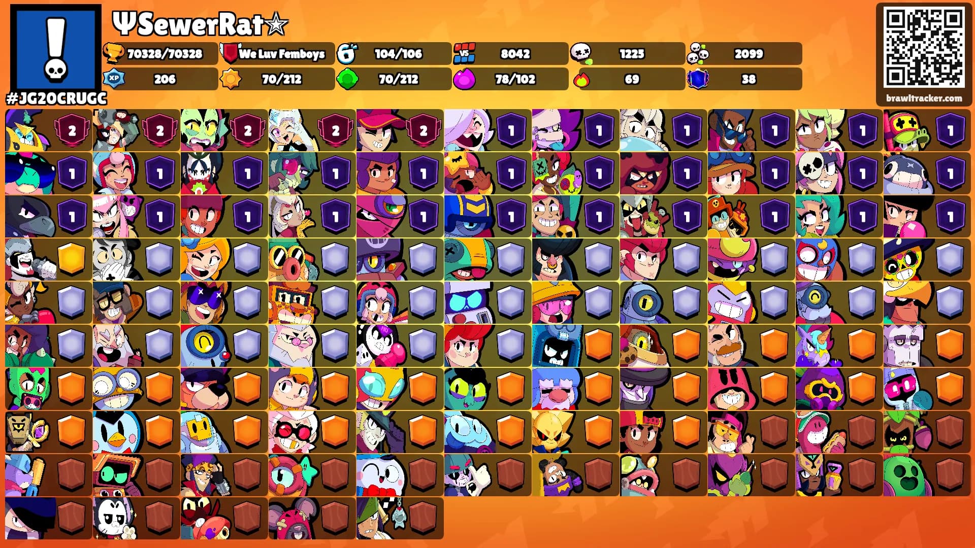 ΨSewerRat✭'s Ranks