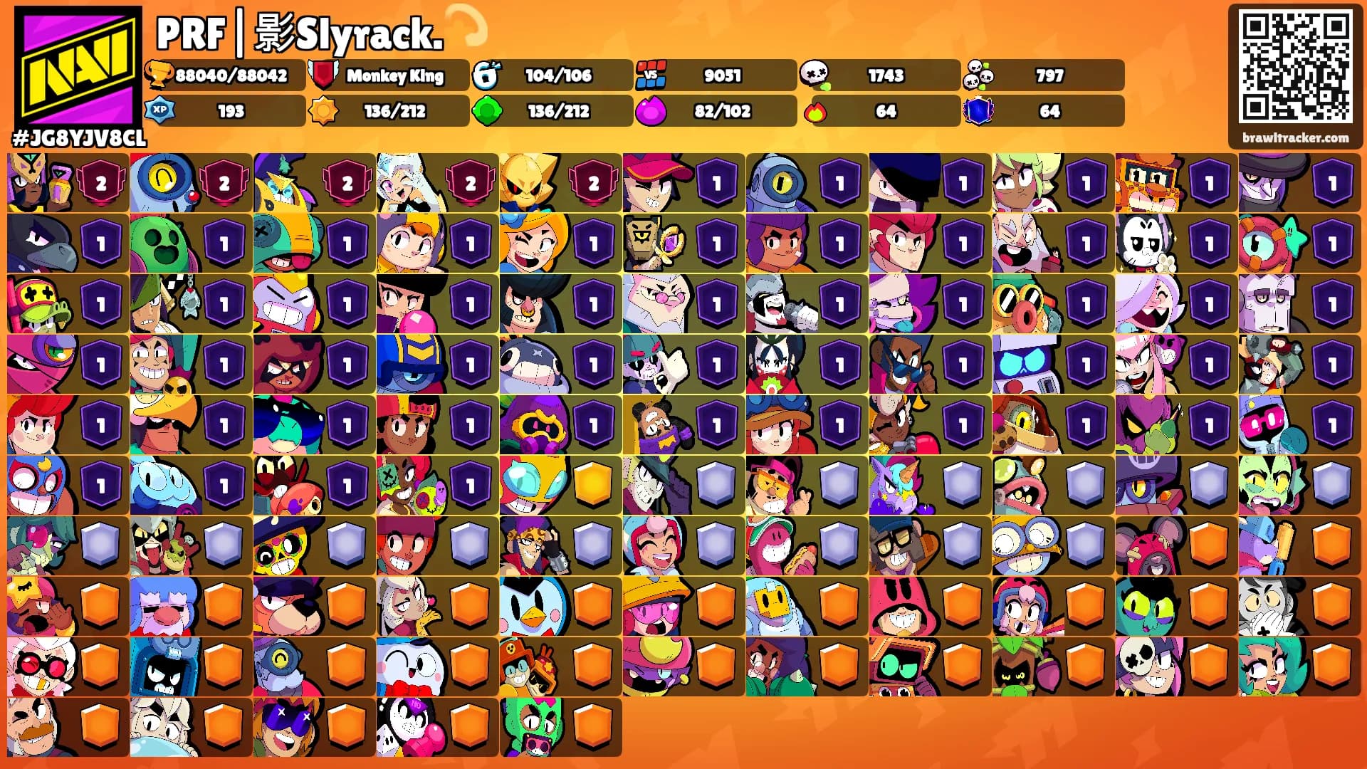 PRF|影Slyrack.💫's Ranks